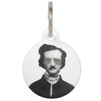 Edgar Allan Poe en gafas de sol personalizado
