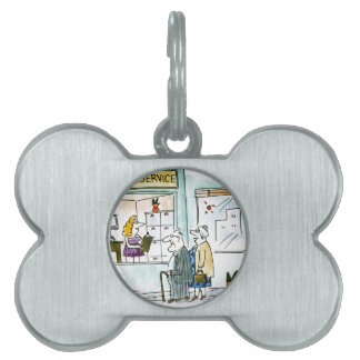 Placa Para Mascotas Efectivo para los Clunkers