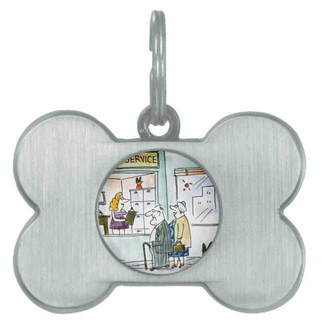 Placa Para Mascotas Efectivo para los Clunkers (Frente)