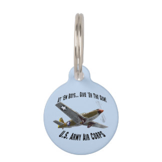 Placa Para Mascotas Ejército del Aire de EE. UU.