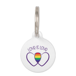 Placa Para Mascotas El amor es amor