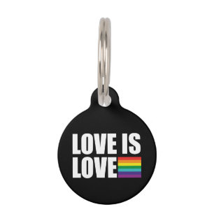 Placa Para Mascotas El amor es amor