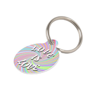 Placa Para Mascotas El Amor Es Orgullo Pride