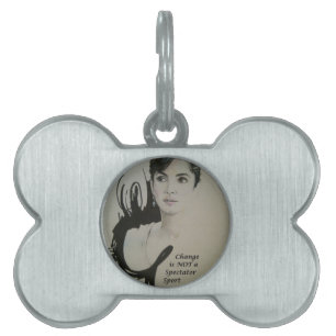 Placa Para Mascotas El cambio no es una impresión de arte deportivo es