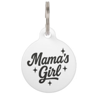 Placa Para Mascotas El Chica de mamá