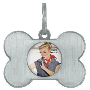 Placa Para Mascotas El chica que robó los aeroplanos