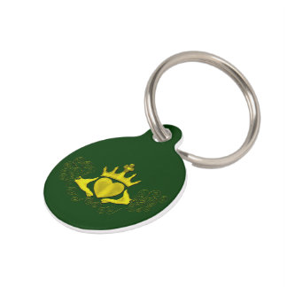 Placa Para Mascotas El Claddagh (Oro)