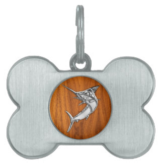 Placa Para Mascotas El cromo tiene gusto de la aguja en la decoración