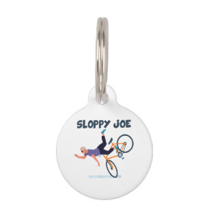 Placa Para Mascotas El descuidado Joe Funny Biden Shiroppy Funn