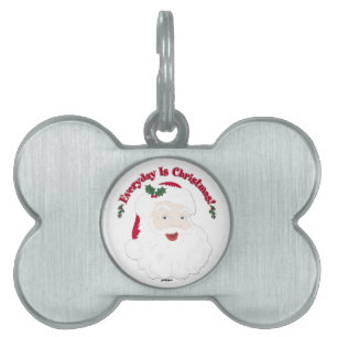 Placa Para Mascotas ¡El Estilo Vintage De Santa Todos Los Días Es Navi
