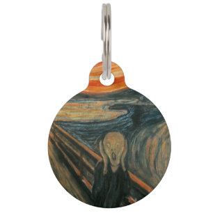 Placa Para Mascotas El grito - Edvard Munch