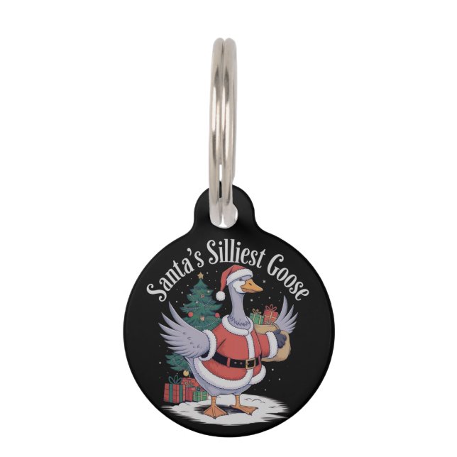 Placa Para Mascotas El más tonto de Santa Lucía, un chapucero relato d (Anverso)