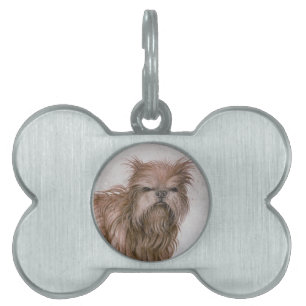 Placa Para Mascotas EL PERRO / Affenpinscher