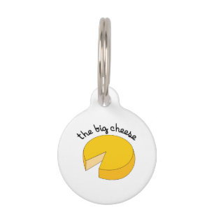 Placa Para Mascotas El queso grande