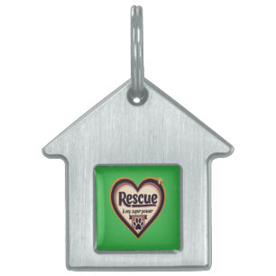 Placa Para Mascotas El Rescate Es Mi Superpoder - Empoderamiento