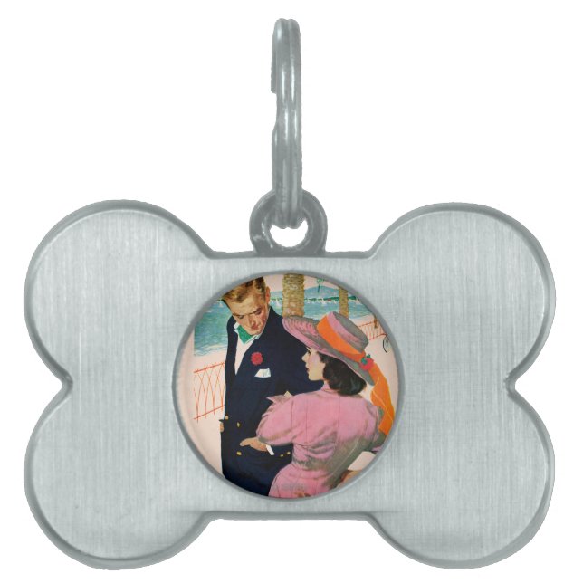 Placa Para Mascotas El Stategy del amor (Frente)