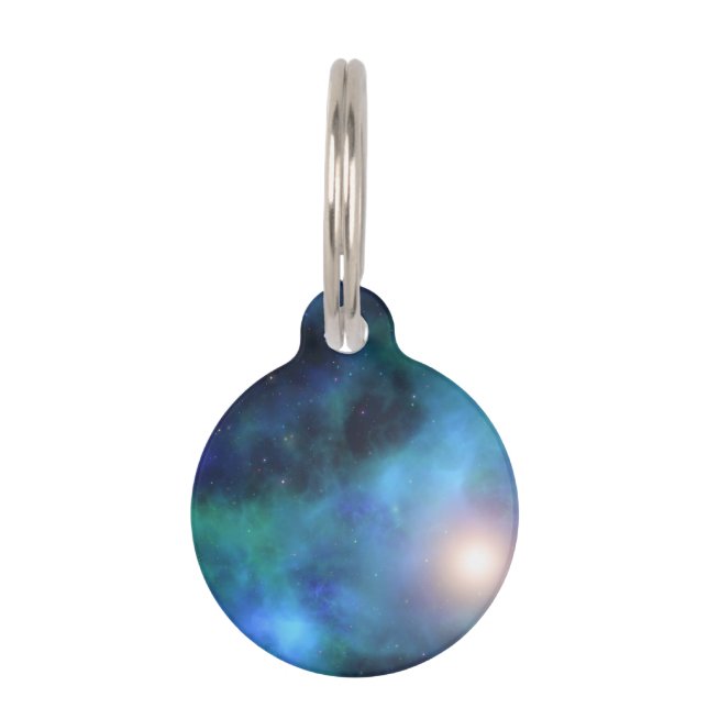 Placa Para Mascotas El universo asombroso (Anverso)