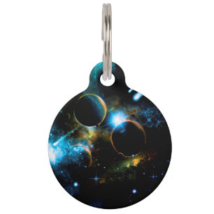 Placa Para Mascotas El universo de planetas