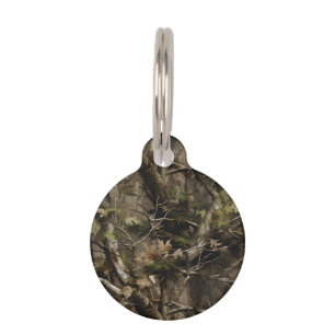 Placa Para Mascotas ¡El verdadero árbol de camuflaje de la taza de per