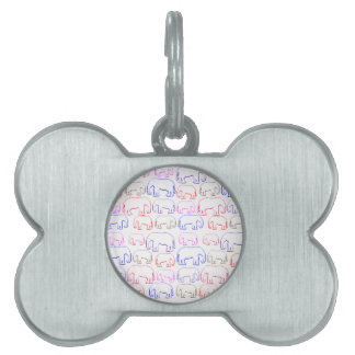 Placa Para Mascotas elefantes