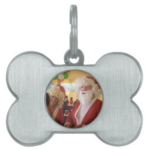 Placa Para Mascotas Elegante Colección Santa.