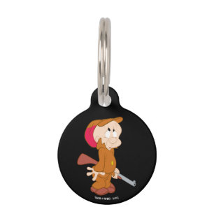 Placa Para Mascotas ELMER FUDD™ Dosis asustado