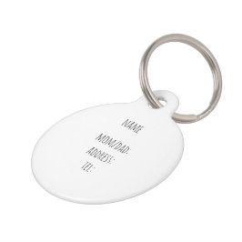 PLACA PARA MASCOTAS EM 24 ペット用名札