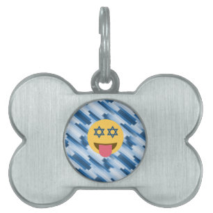 Placa Para Mascotas emoji hanukkah chanukkah