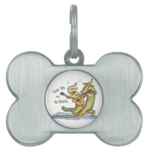 Placa Para Mascotas En da Bayou