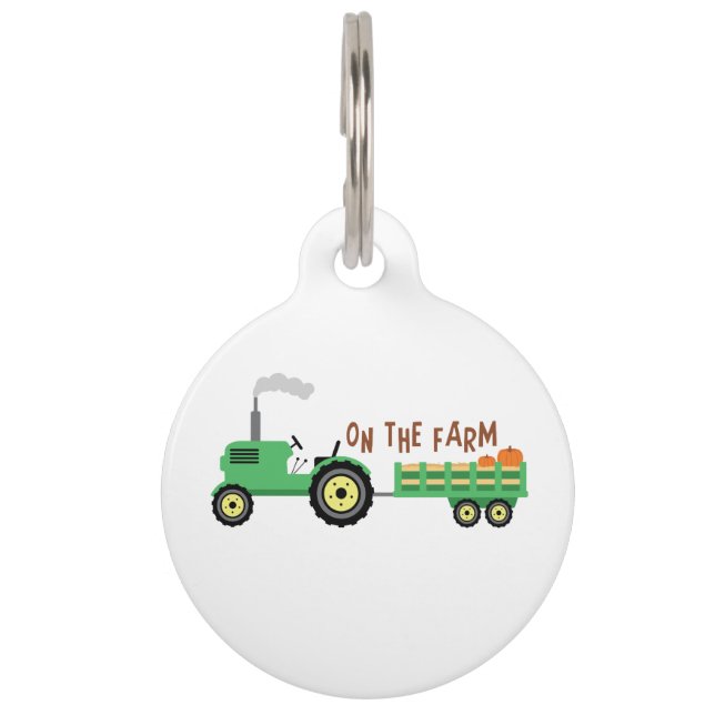 Placa Para Mascotas En La Granja (Anverso)