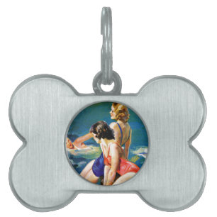 Placa Para Mascotas En la piscina