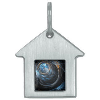 Placa Para Mascotas En torno a la casa de arte World Abstract