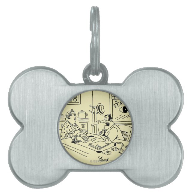 Placa Para Mascotas Encontrar a parientes (Frente)