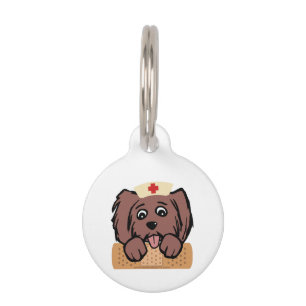 Placa Para Mascotas Enfermero de enfermeras