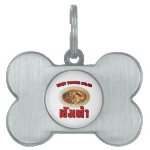 Placa Para Mascotas Ensalada de Papaya picante [Som Tam] ... Comida la