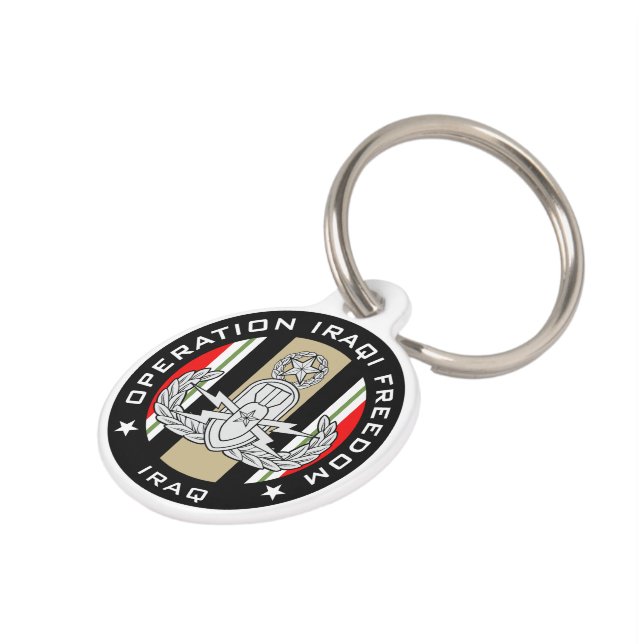 Placa Para Mascotas EOD principal OIF (Lateral)