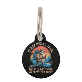 Placa Para Mascotas Equipo De Senderismo De Tragamonedas Llegaremos Cu