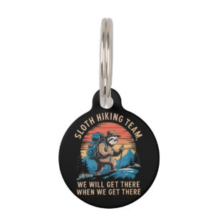 Placa Para Mascotas Equipo De Senderismo De Tragamonedas Llegaremos Cu
