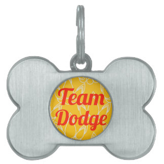 Placa Para Mascotas Equipo Dodge