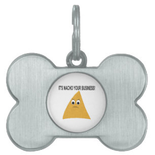 Placa Para Mascotas Es Nacho tu negocio