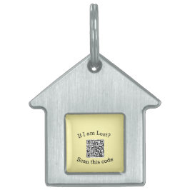 Placa Para Mascotas Escanear código QR perdido encontrado código masco