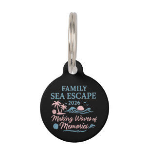 Placa Para Mascotas Escapada Familiar al Mar 2026 Creando Olas de Recu