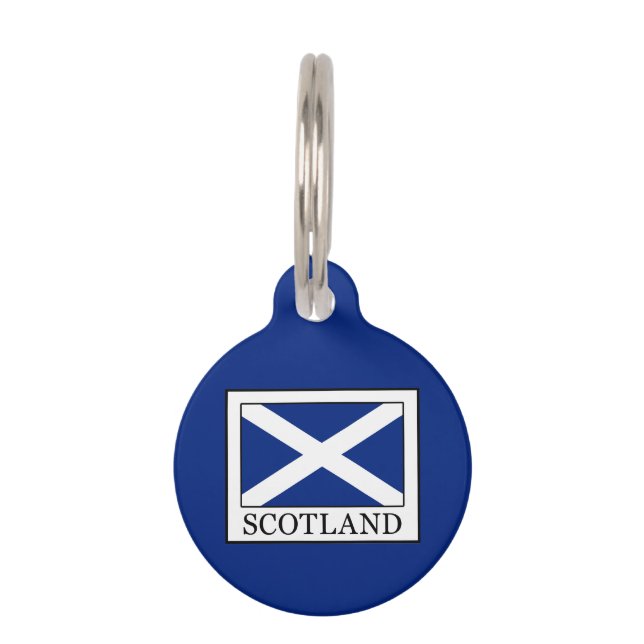 Placa Para Mascotas Escocia (Anverso)