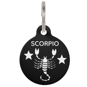 Placa Para Mascotas Escorpio