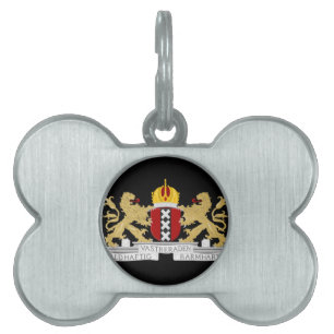 Placa Para Mascotas Escudo de Amsterdam