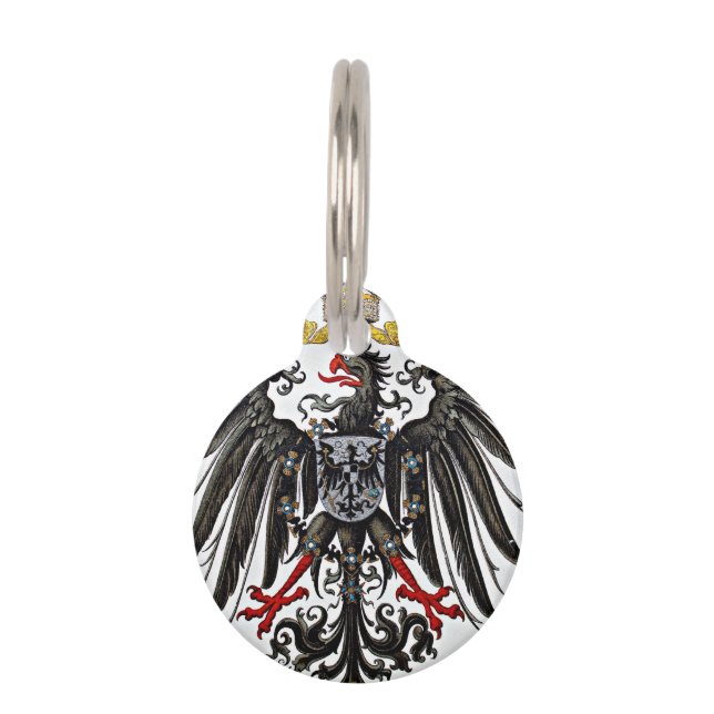 Placa Para Mascotas Escudo de armas de Griffon (Anverso)