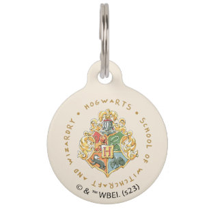 Placa Para Mascotas Escuela de Magia y Hechicería HOGWARTS™