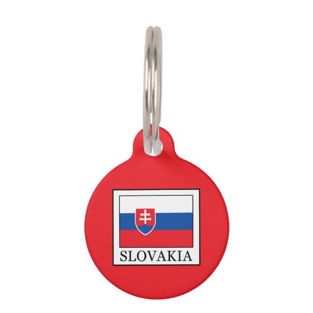 Placa Para Mascotas Eslovaquia (Anverso)