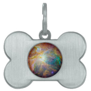 Placa Para Mascotas Espacio - Caos en Orión