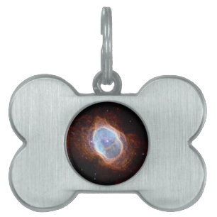 Placa Para Mascotas Espacio nebuloso del anillo meridional Telescopio